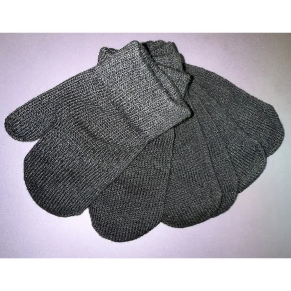 Toddler Mittens 3 Pack Cat & Jack Black 2T-5T Gloves